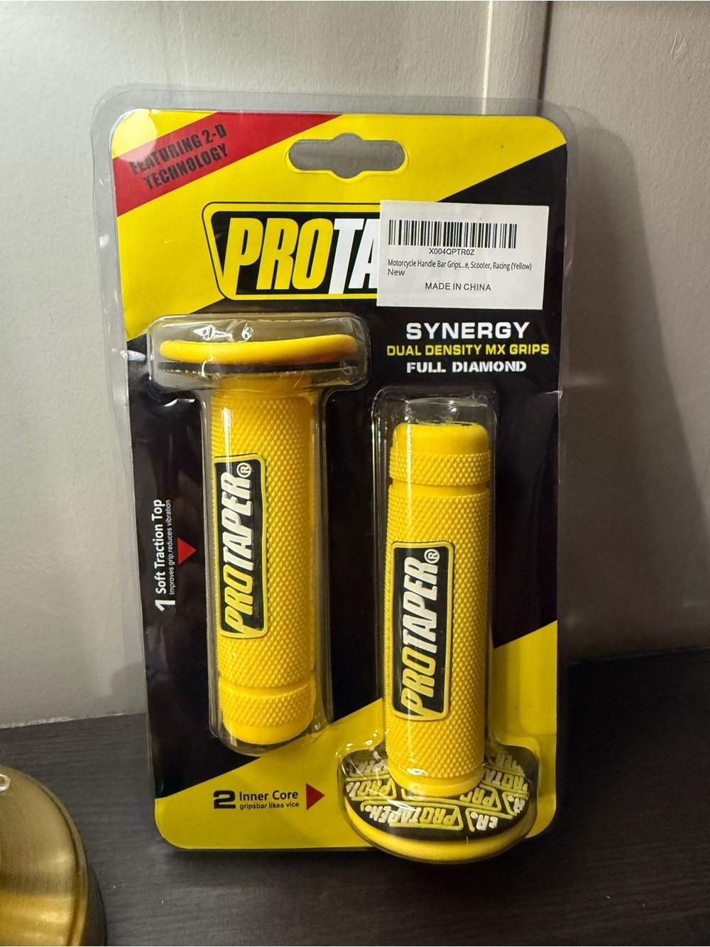 Synergy Yellow Dual Density MX Grips